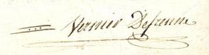 1804 signature vernier defrenne