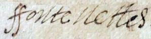 1685 signature francoise fontenette