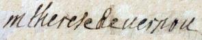 1685 signature marie therese de nerpou 1