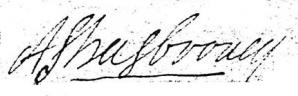 1718 signature a broucq