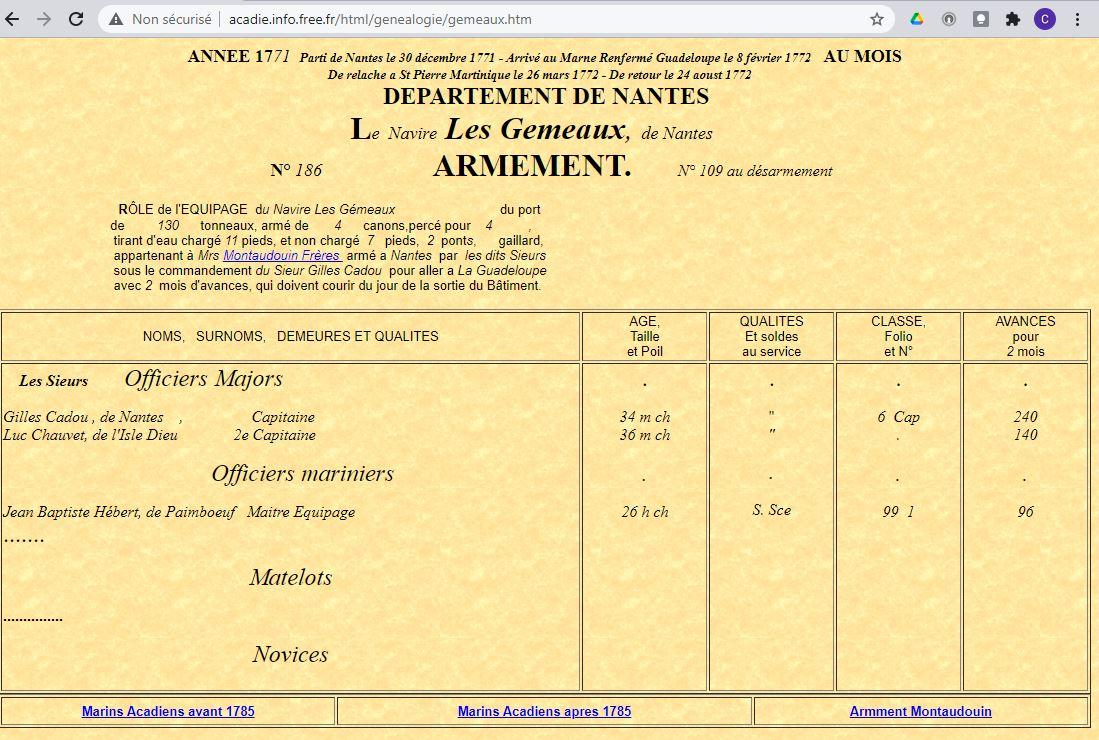 1771 gilles capitaine des deux gemeaux