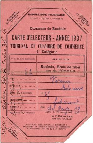 1937 edouard carte d electeur