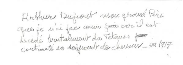 Arthur dupont texte teddy